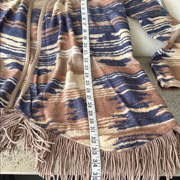 LUCKY BRAND FRINGED CARDIGAN - Picture 9 of 9